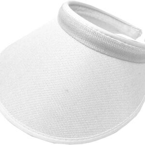 Women's Summer Sun UV Protection Visor Wide Brim Clip on Beach Pool Golf Cap Hat